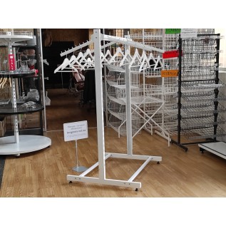 Стійка-острів для одягу двустороння L1,0хH1.4 біла (збірка 4)